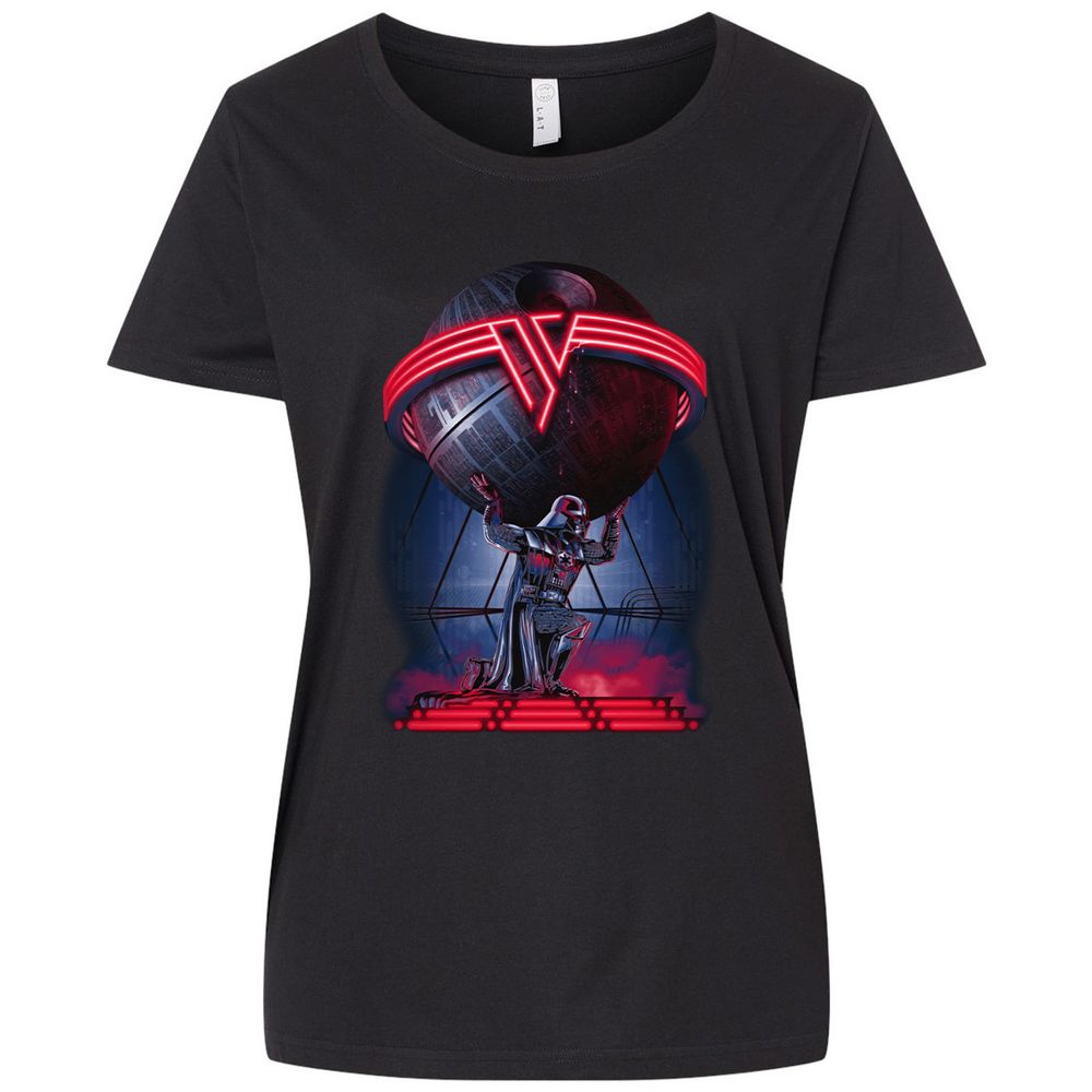 Ladies Curvy Jersey - 7YJQJN3B - Blended Black - 1