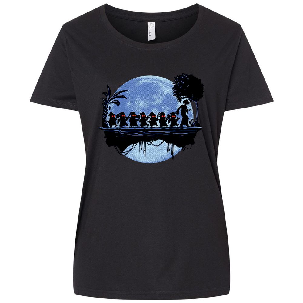 Ladies Curvy Jersey - JL72XJX3 - Blended Black - 1