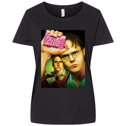 Ladies Curvy Jersey - 3QHYGT77 - Blended Black - 1