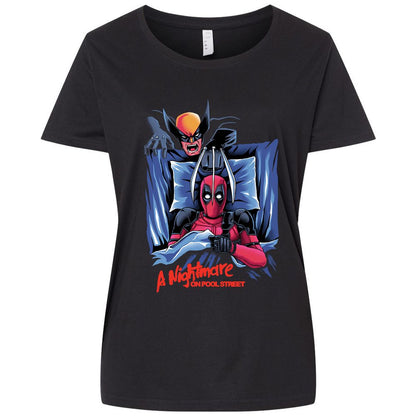 Ladies Curvy Jersey - NBVEWHHF - Blended Black - 1