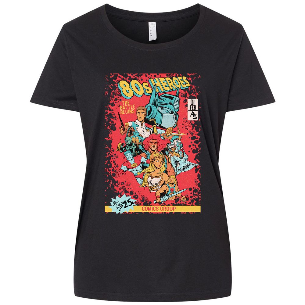 Ladies Curvy Jersey - NDVWPM2D - Blended Black - 1