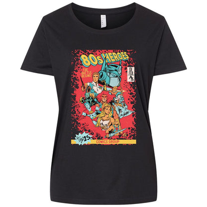 Ladies Curvy Jersey - NDVWPM2D - Blended Black - 1