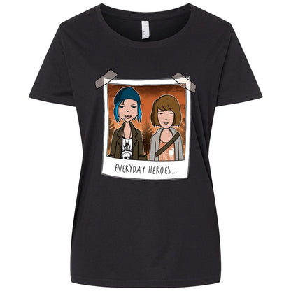 Ladies Curvy Jersey - J4WU9MKU - Blended Black - 1