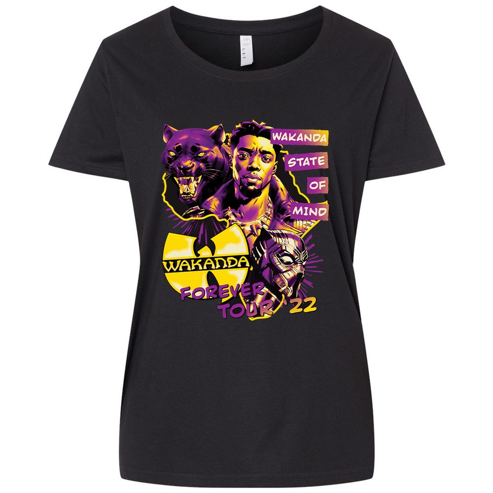 Ladies Curvy Jersey - CJWZ9QQN - Blended Black - 1