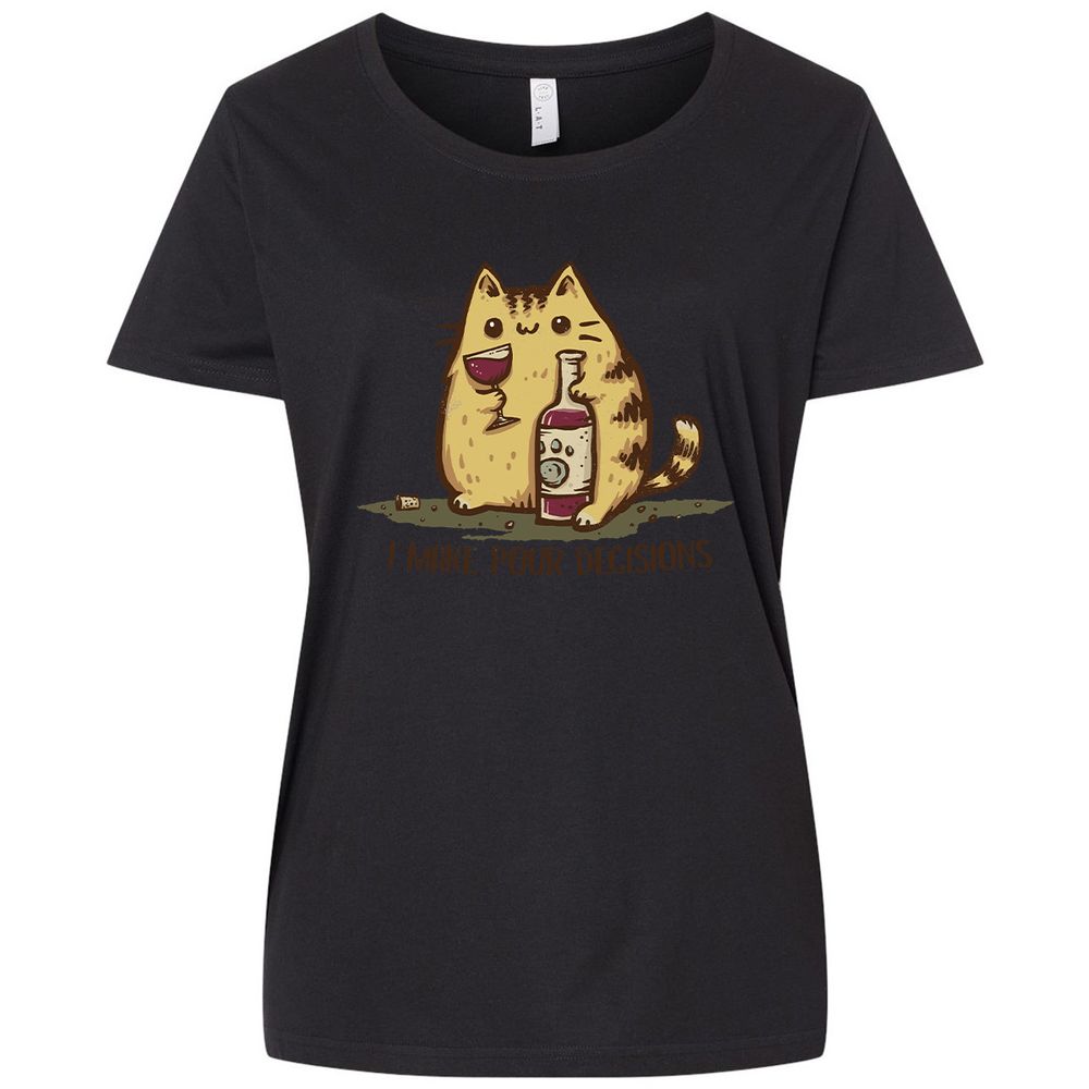 Ladies Curvy Jersey - KHQWLS43 - Blended Black - 1