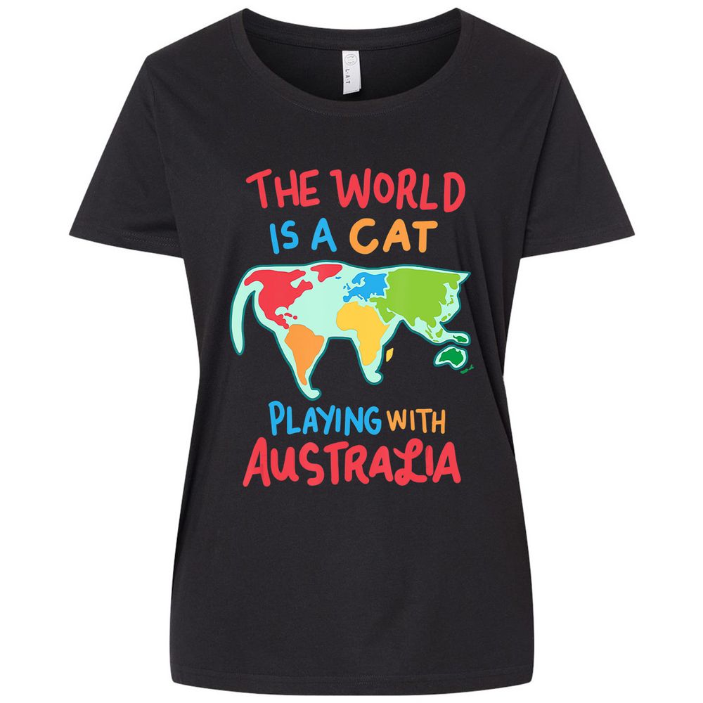 Ladies Curvy Jersey - TNAZFGUK - Blended Black - 1