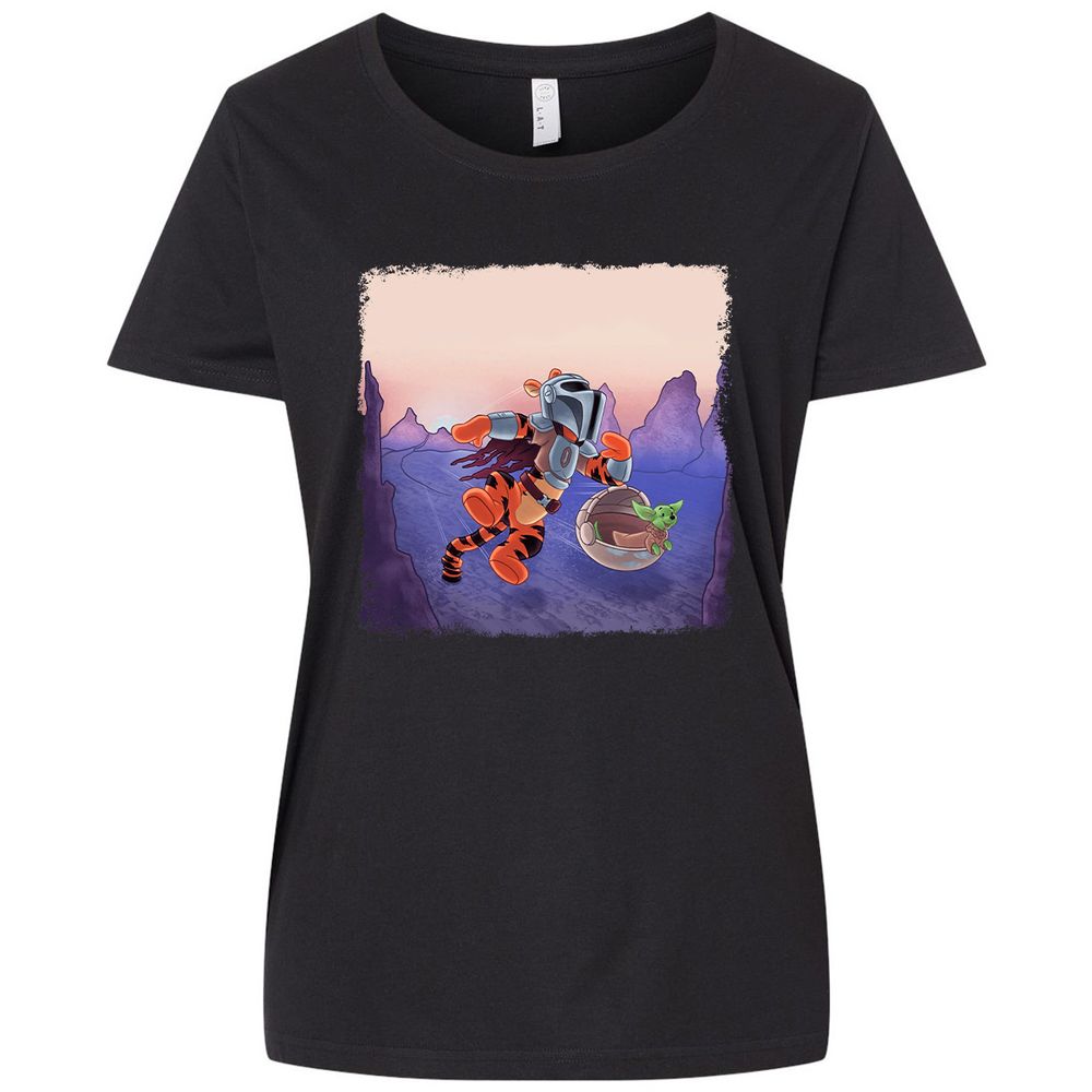 Ladies Curvy Jersey - KHTWFBDH - Blended Black - 1