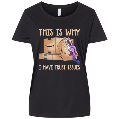 Ladies Curvy Jersey - 6BHBZ5MU - Blended Black - 1