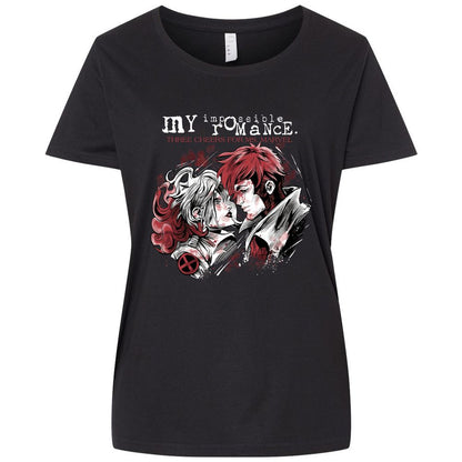 Ladies Curvy Jersey - EVLXEFR2 - Blended Black - 1