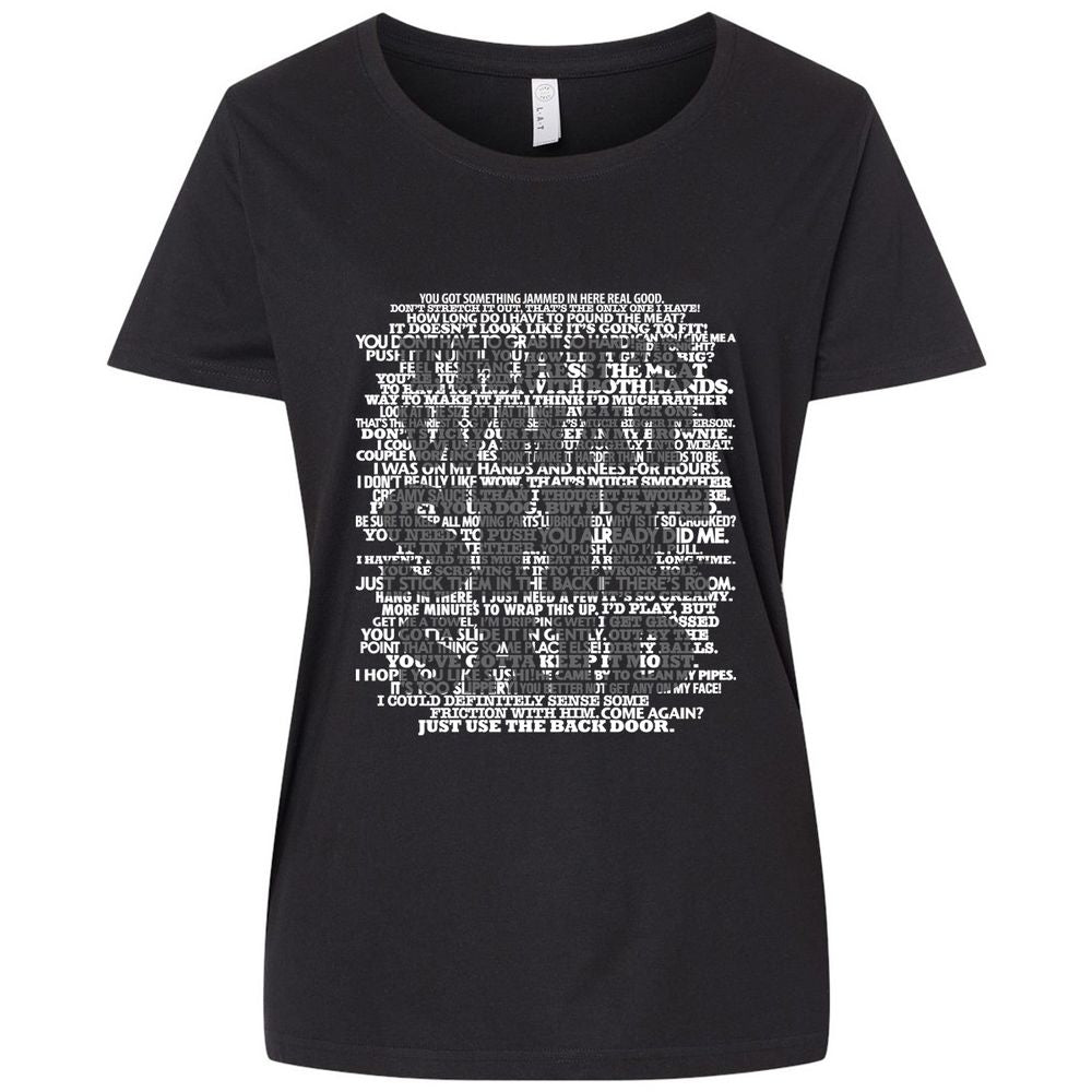 Ladies Curvy Jersey - B5V21XDV - Blended Black - 1