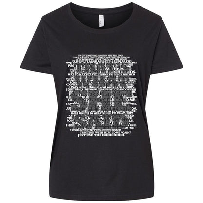 Ladies Curvy Jersey - B5V21XDV - Blended Black - 1