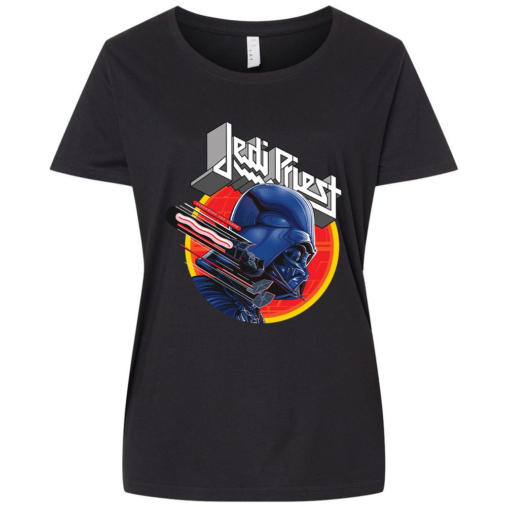 Ladies Curvy Jersey - FBQWA111 - Blended Black - 1