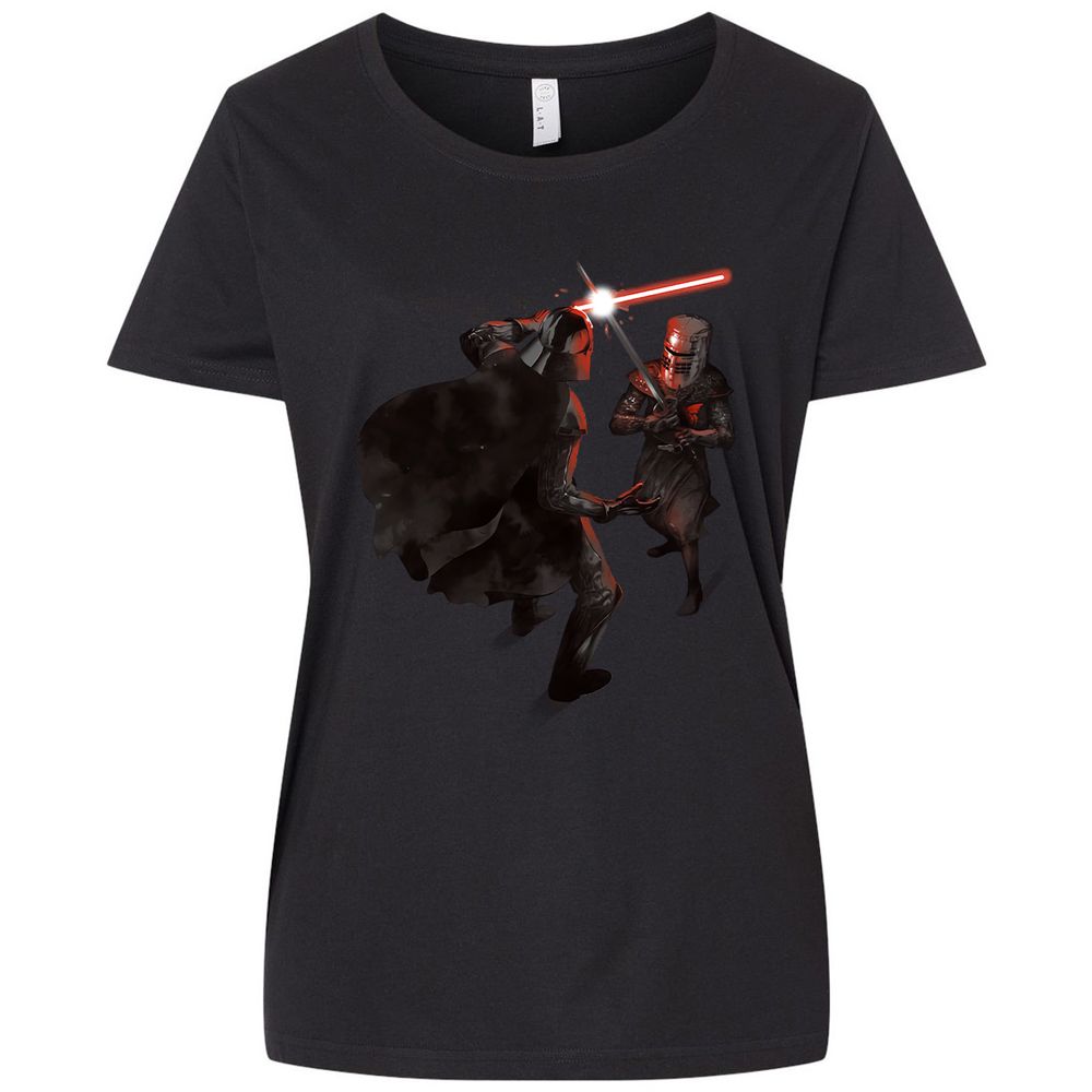 Ladies Curvy Jersey - AEGN2GVD - Blended Black - 1