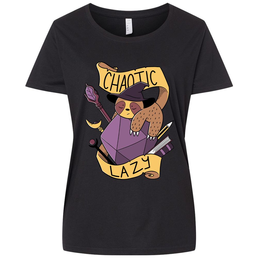 Ladies Curvy Jersey - LQDZCJ7W - Blended Black - 1