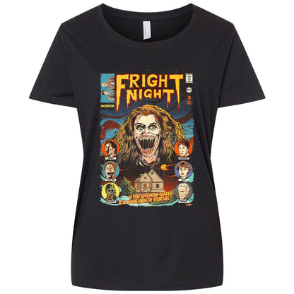 Ladies Curvy Jersey - HYSWKZ6J - Blended Black - 1