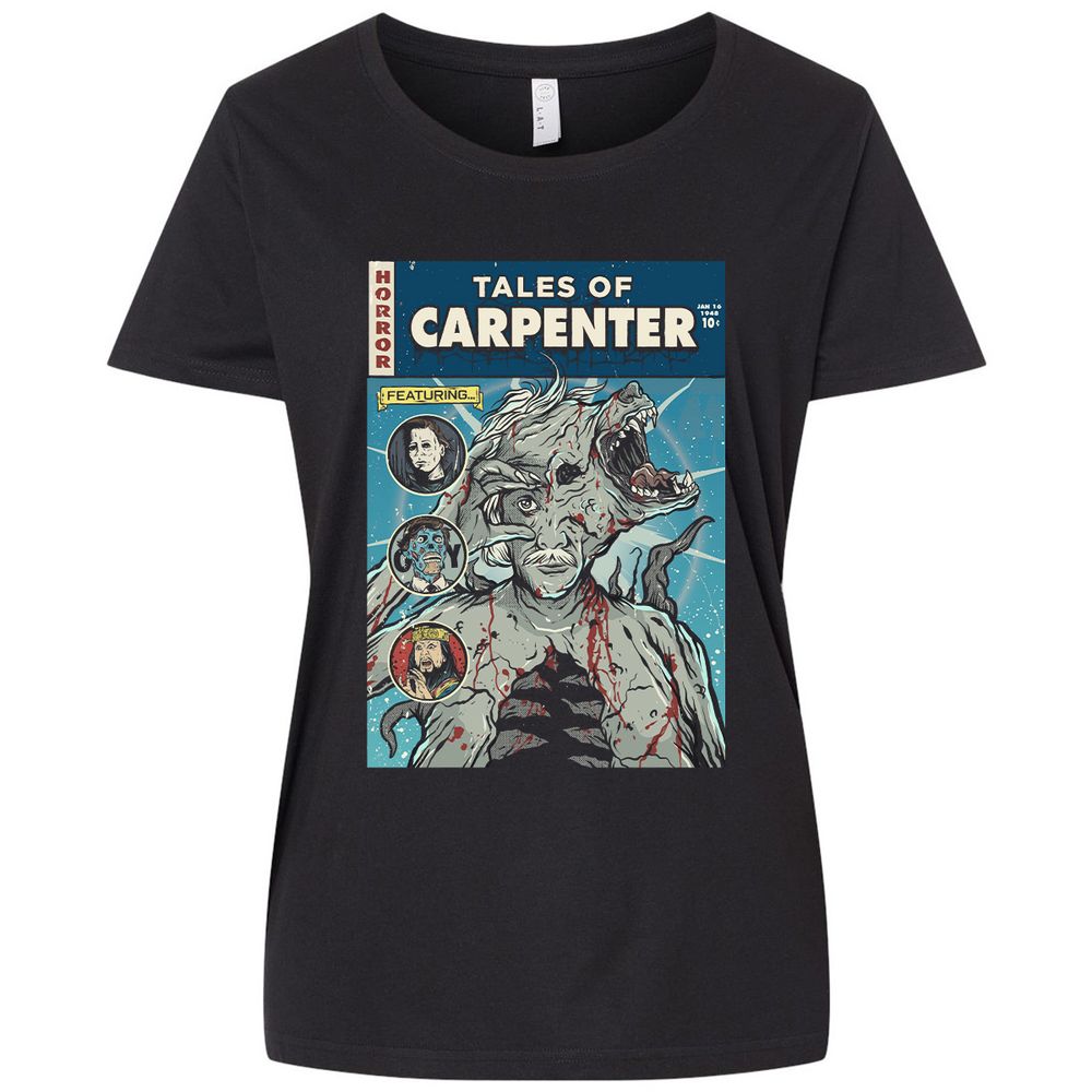 Ladies Curvy Jersey - VF4TD5X7 - Blended Black - 1