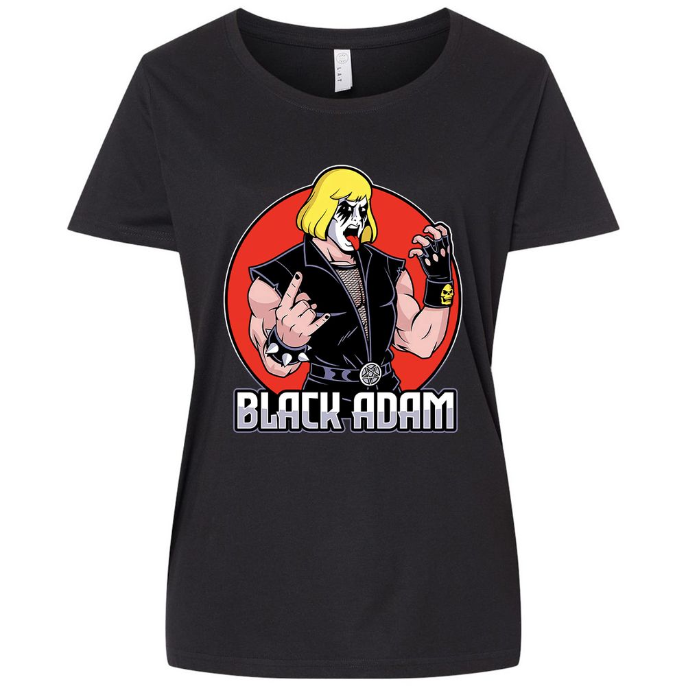 Ladies Curvy Jersey - 8Q96X1B4 - Blended Black - 1