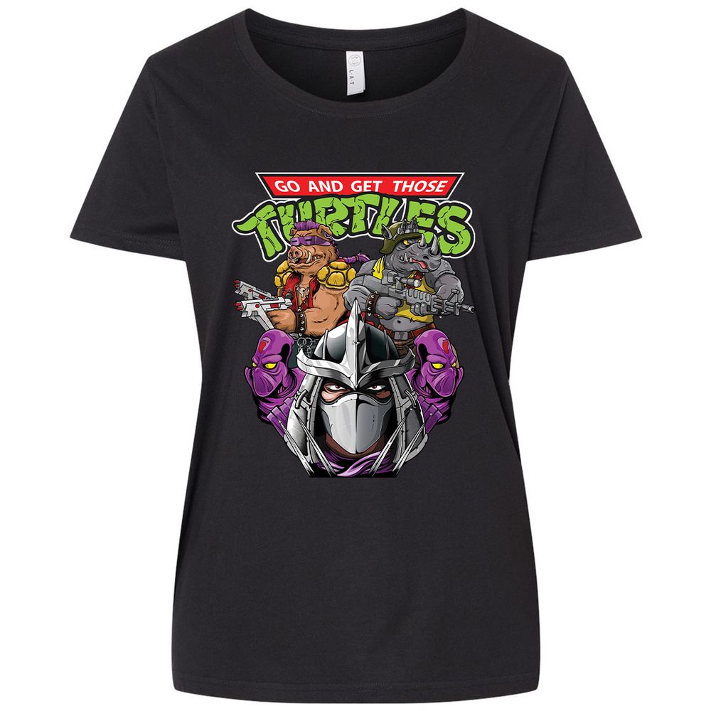 Ladies Curvy Jersey - D6QKMHF6 - Blended Black - 1