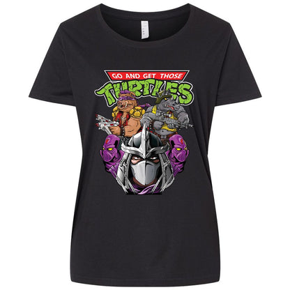 Ladies Curvy Jersey - D6QKMHF6 - Blended Black - 1