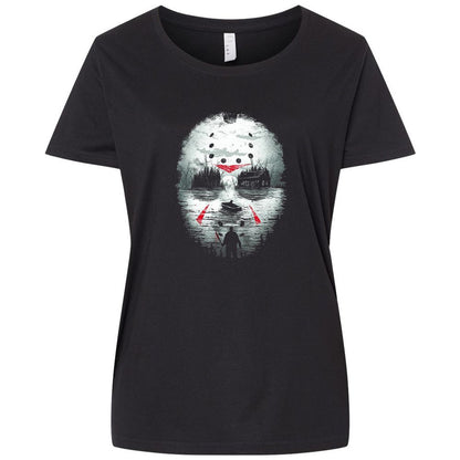 Ladies Curvy Jersey - 9NC7MP68 - Blended Black - 1