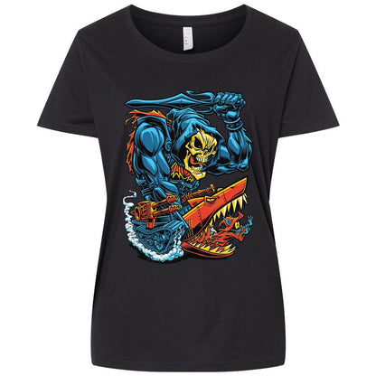 Ladies Curvy Jersey - JSG87ZG3 - Blended Black - 1