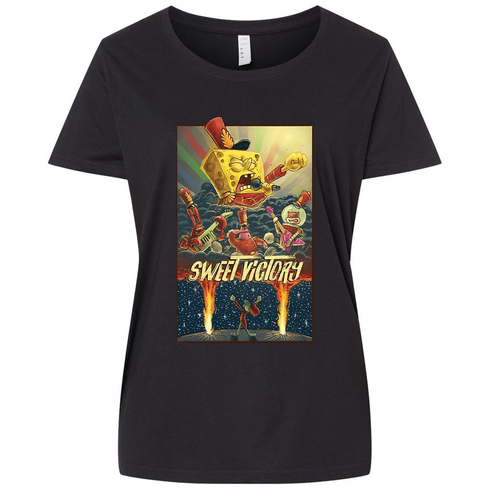 Ladies Curvy Jersey - 1DSCB9PB - Blended Black - 1