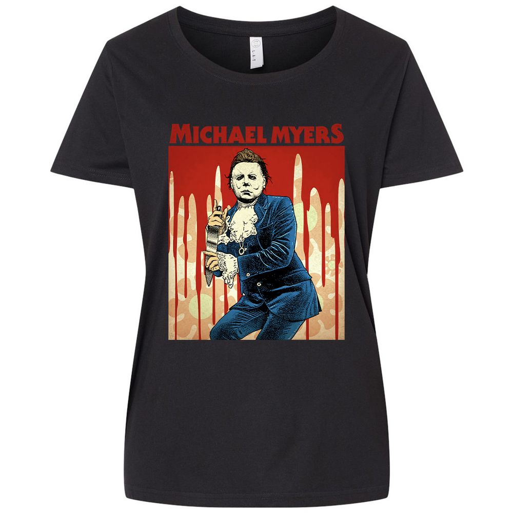 Ladies Curvy Jersey - YWAGSDKB - Blended Black - 1