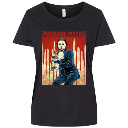 Ladies Curvy Jersey - YWAGSDKB - Blended Black - 1