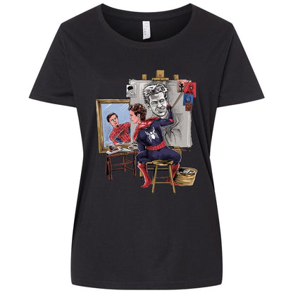 Ladies Curvy Jersey - 5Z6HKYEN - Blended Black - 1