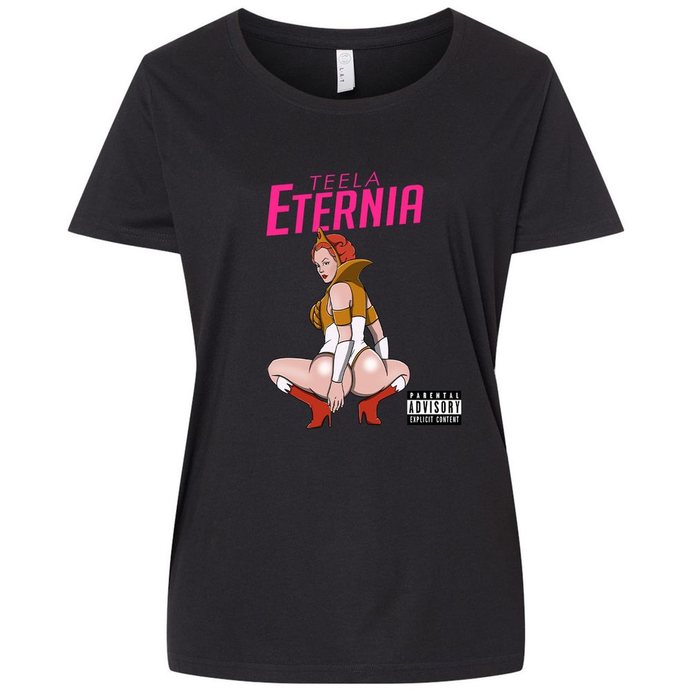 Ladies Curvy Jersey - EDDB79ZZ - Blended Black - 1