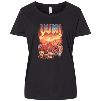 Ladies Curvy Jersey - XR5G1ZDS - Blended Black - 1