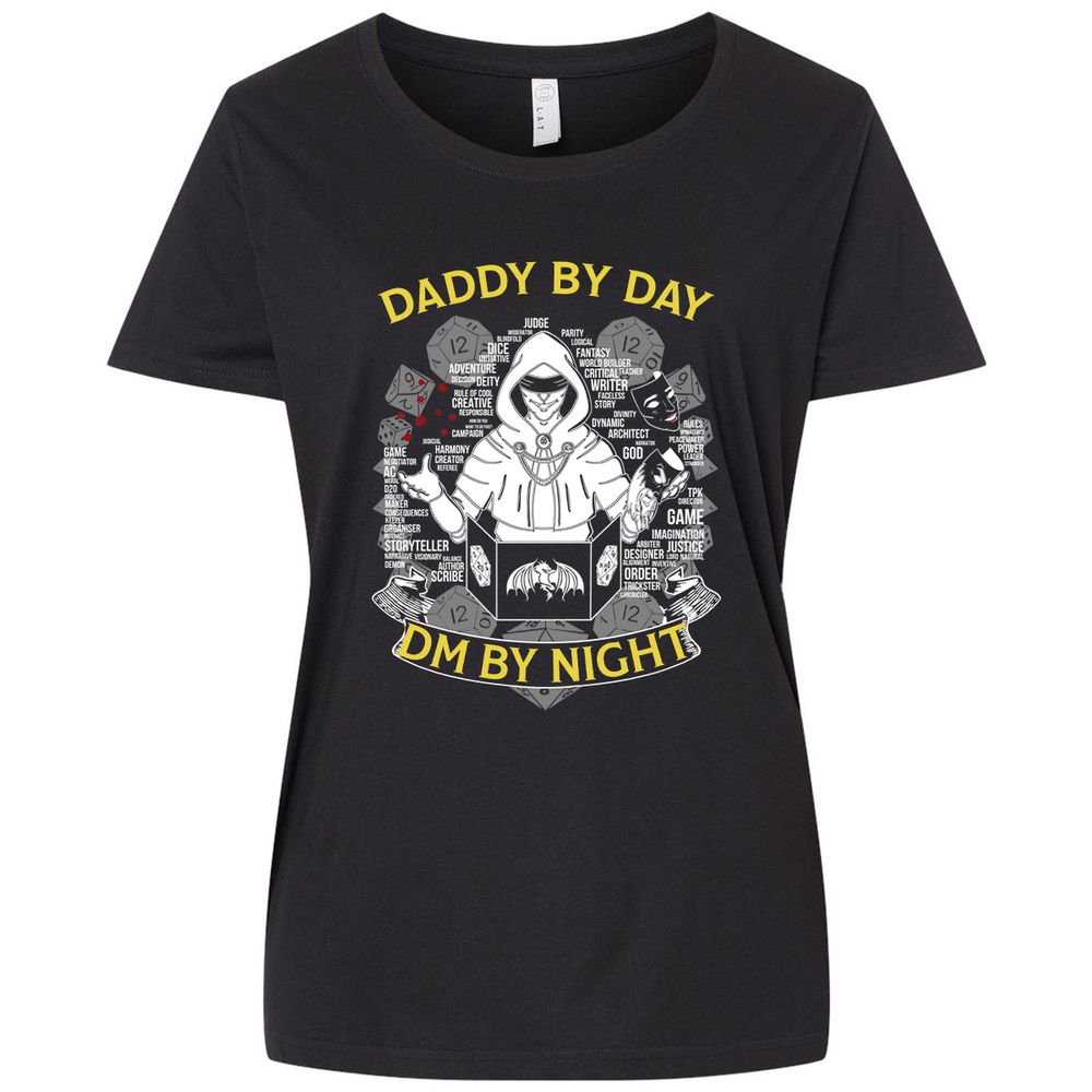 Ladies Curvy Jersey - AQ48P54F - Blended Black - 1