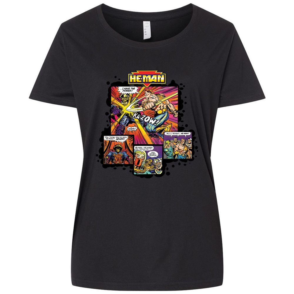 Ladies Curvy Jersey - KUCX6S4Y - Blended Black - 1