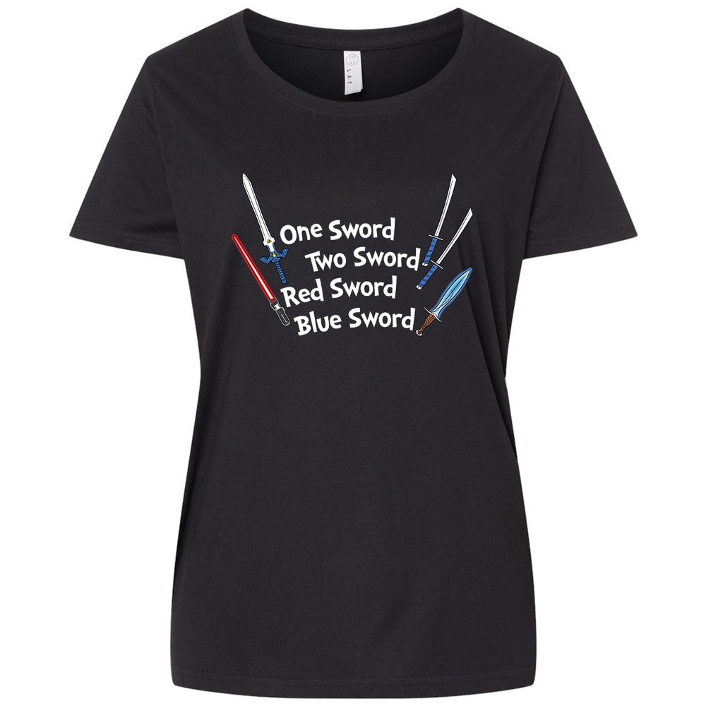 Ladies Curvy Jersey - MTEQSGL7 - Blended Black - 1