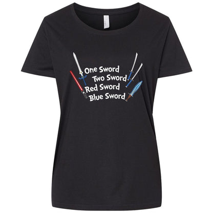 Ladies Curvy Jersey - MTEQSGL7 - Blended Black - 1