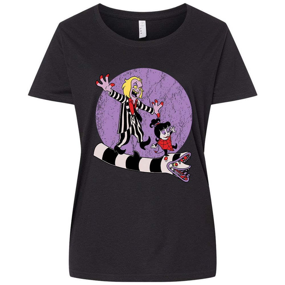 Ladies Curvy Jersey - 4EJG9HPJ - Blended Black - 1