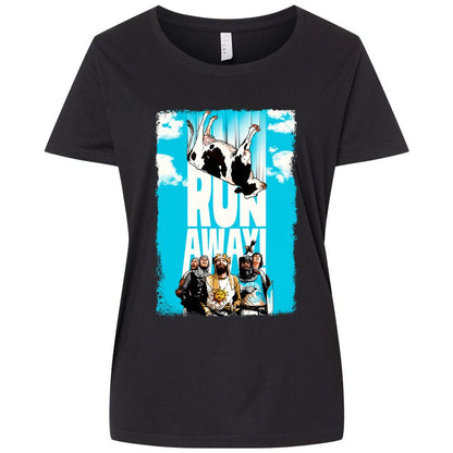 Ladies Curvy Jersey - AC97D2CC - Blended Black - 1