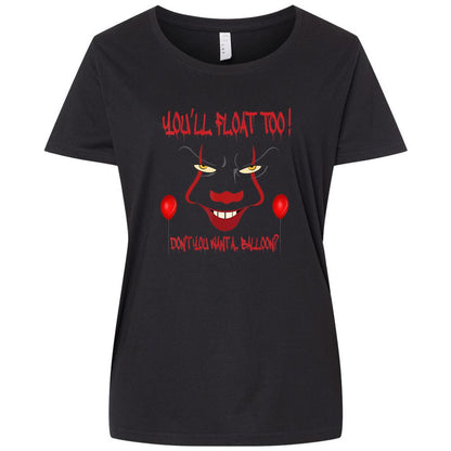 Ladies Curvy Jersey - FYM43C8T - Blended Black - 1