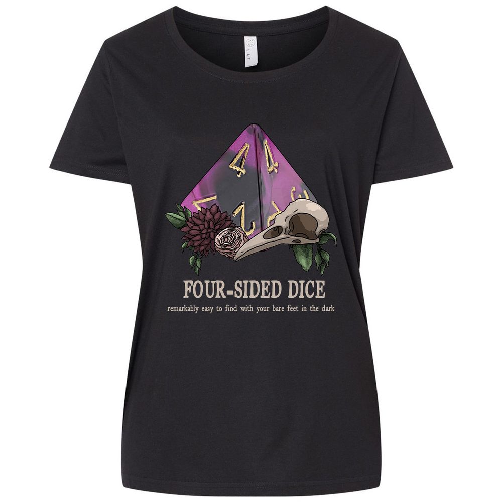 Ladies Curvy Jersey - YUU9HVH5 - Blended Black - 1