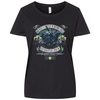 Ladies Curvy Jersey - 9DDEZPYS - Blended Black - 1