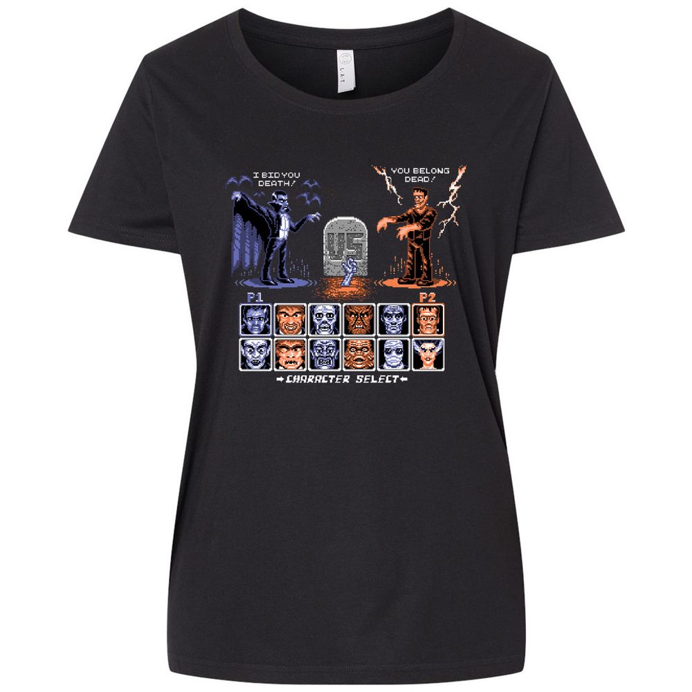 Ladies Curvy Jersey - 5LNBCK8K - Blended Black - 1