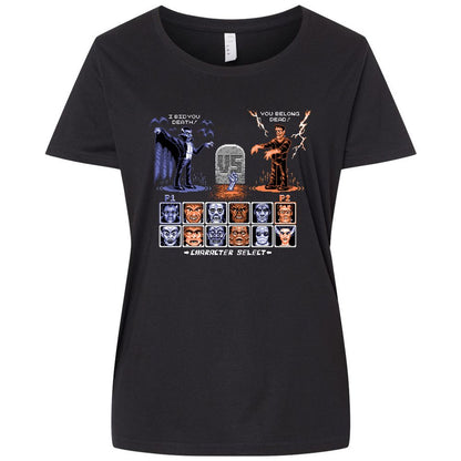 Ladies Curvy Jersey - 5LNBCK8K - Blended Black - 1