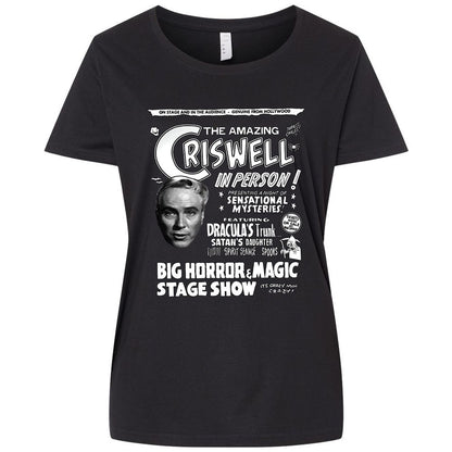 Ladies Curvy Jersey - 8GWVEZHP - Blended Black - 1