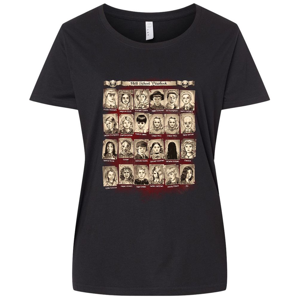 Ladies Curvy Jersey - WE7D4XWQ - Blended Black - 1