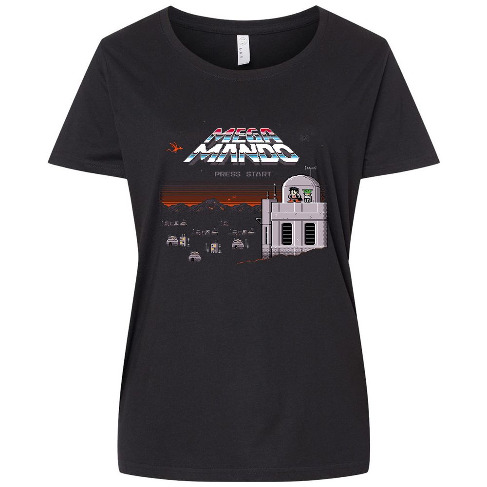 Ladies Curvy Jersey - LU78SXHG - Blended Black - 1