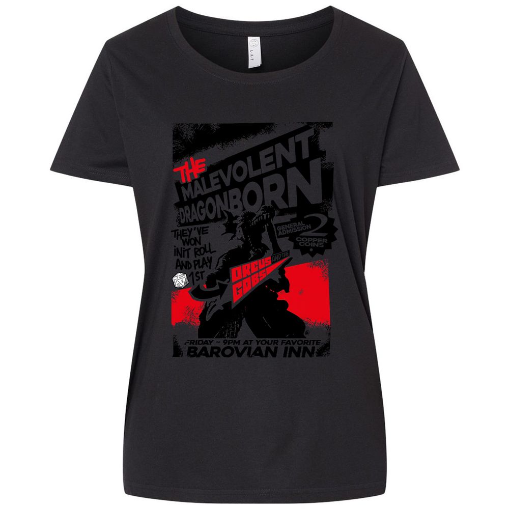 Ladies Curvy Jersey - UPX7X7C8 - Blended Black - 1