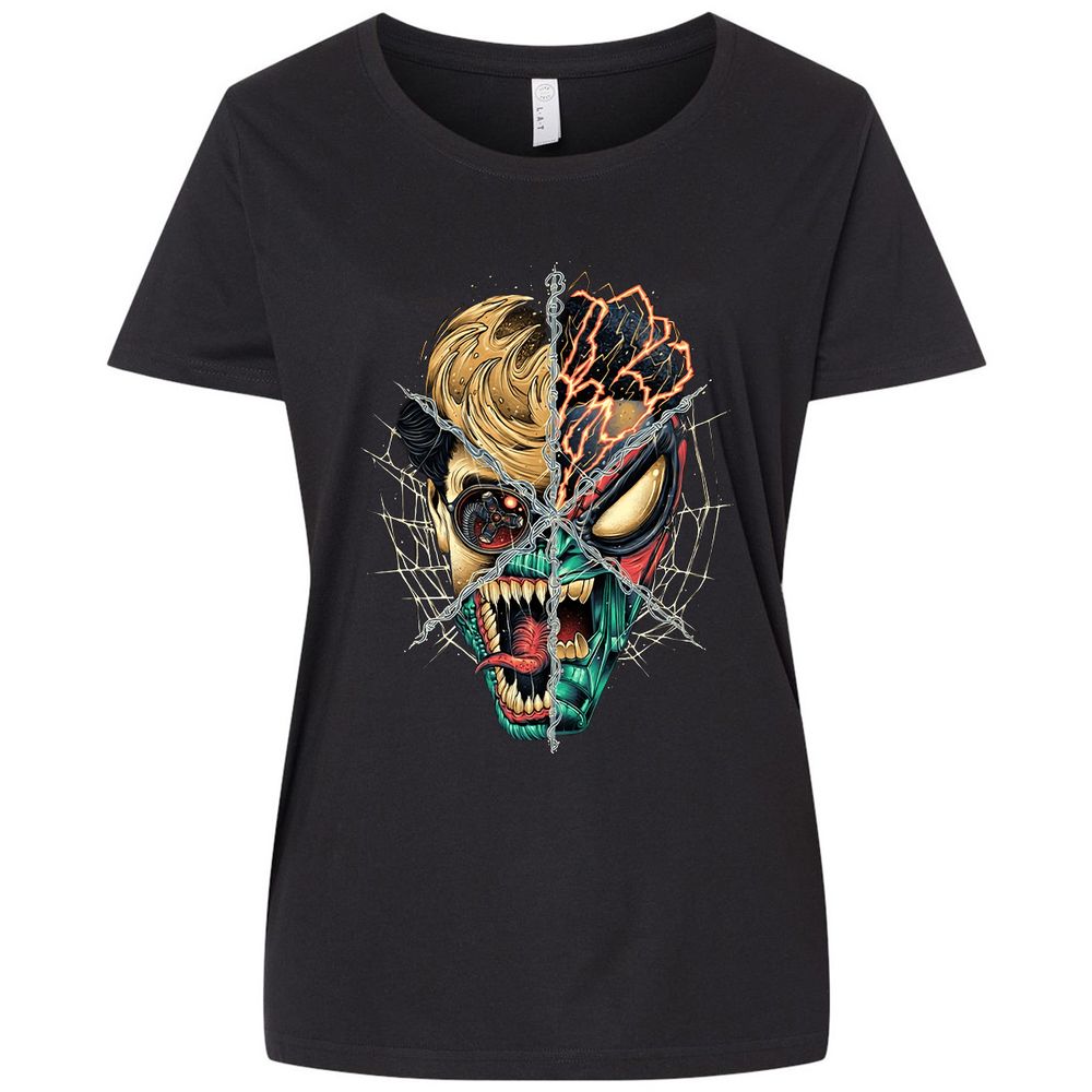 Ladies Curvy Jersey - KK2LJZDL - Blended Black - 1