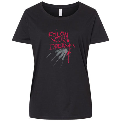 Ladies Curvy Jersey - ZSE8TA3M - Blended Black - 1