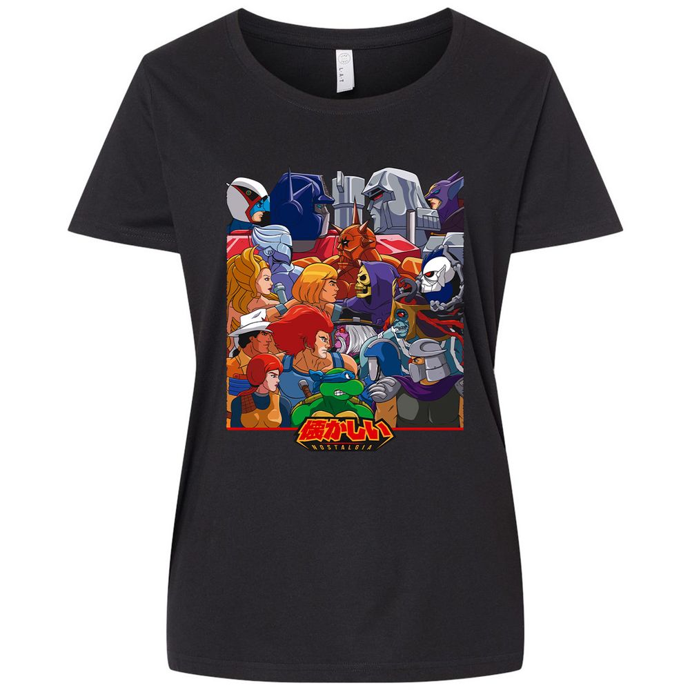 Ladies Curvy Jersey - QPJLQQYC - Blended Black - 1