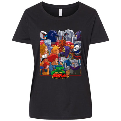 Ladies Curvy Jersey - QPJLQQYC - Blended Black - 1